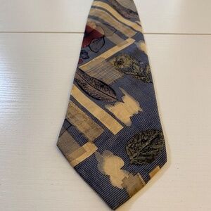 Nino Foriero Y2K Silk Neck Tie Made in Canada